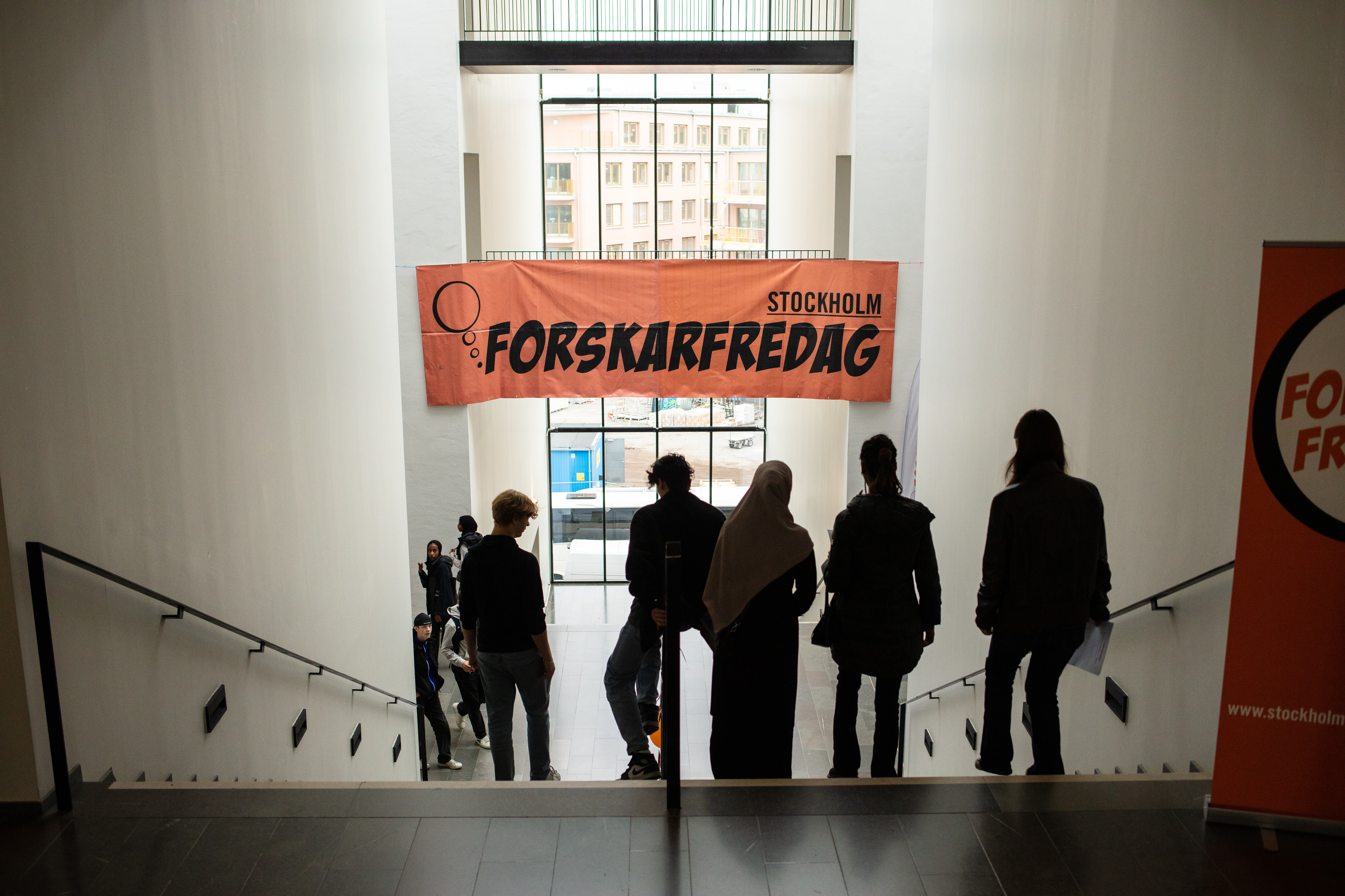 Elever besöker ForskarFredag i Stockholm